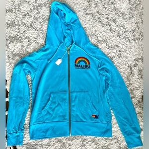 ‼️RARE‼️🎸AVIATOR NATION🎸🔥NWT🔥Malibu Chilli Cookoff Logo Zip Hoodie—S
